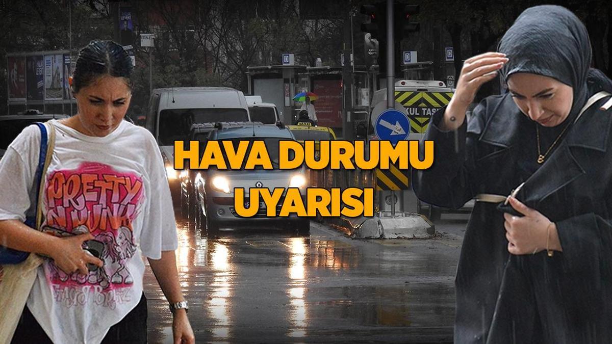 3 gün sürecek yağmurlar kuvvetli geliyor!
