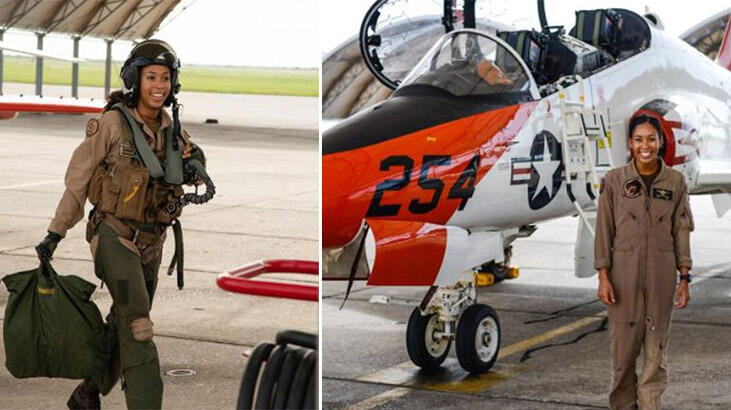 ABD’de 110 yıl sonra ilk siyahi kadın savaş uçağı pilotu oldu