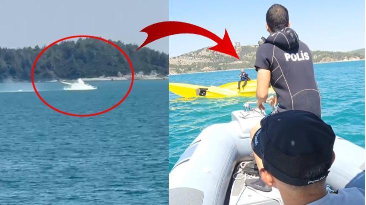 Adana'da sıcak saatler: Uçağım göle düştü, durumum iyi, beni alın