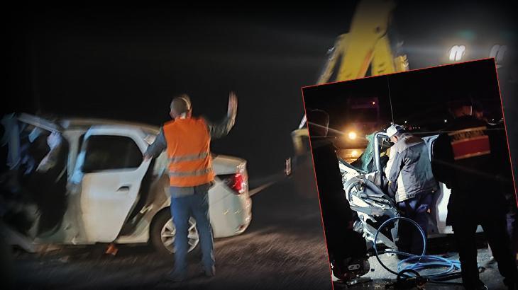 Afyonkarahisar'da feci kaza! İki otomobil çarpıştı: 2 ölü, 4 yaralı