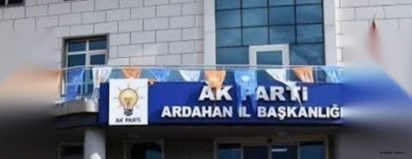 AK Parti Ardahan İl Başkanı Hasan Şenel Yeni Yönetim Listesini Açıkladı