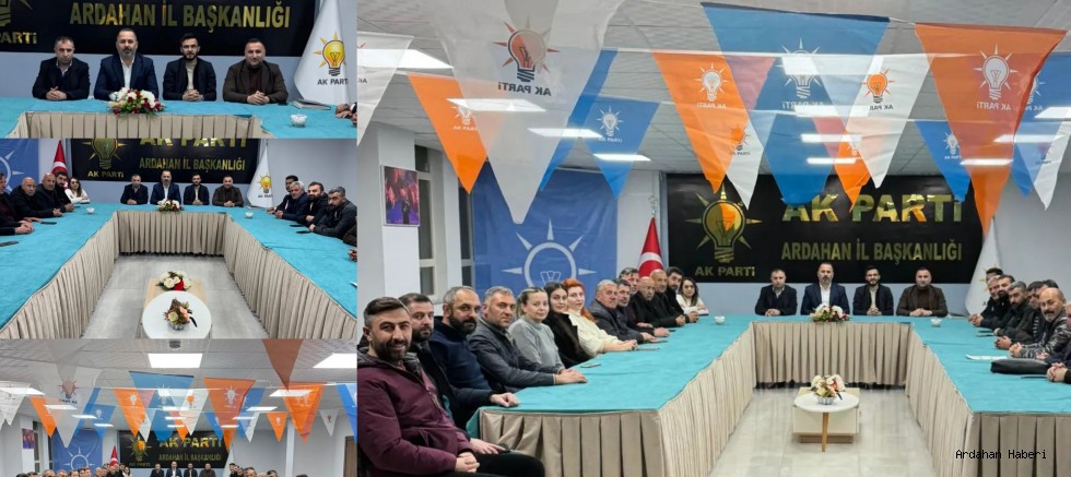 AK Parti Ardahan İl Teşkilatı Haftalık Yönetim Kurulu Toplantısını Gerçekleştirdi