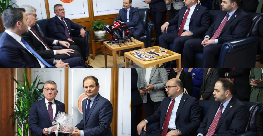 AK Parti Heyetinden Parlamento Muhabirleri Derneğine 10 Ocak Ziyareti