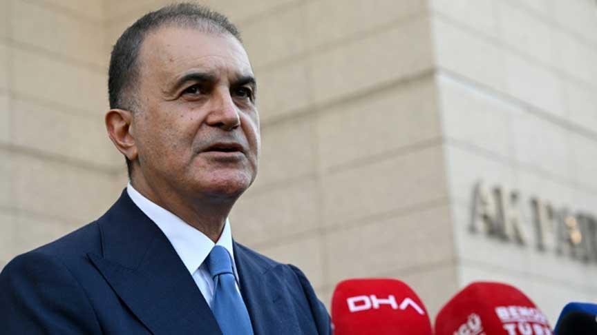 AK Parti Sözcüsü Ömer Çelik açıklamalarda bulunuyor