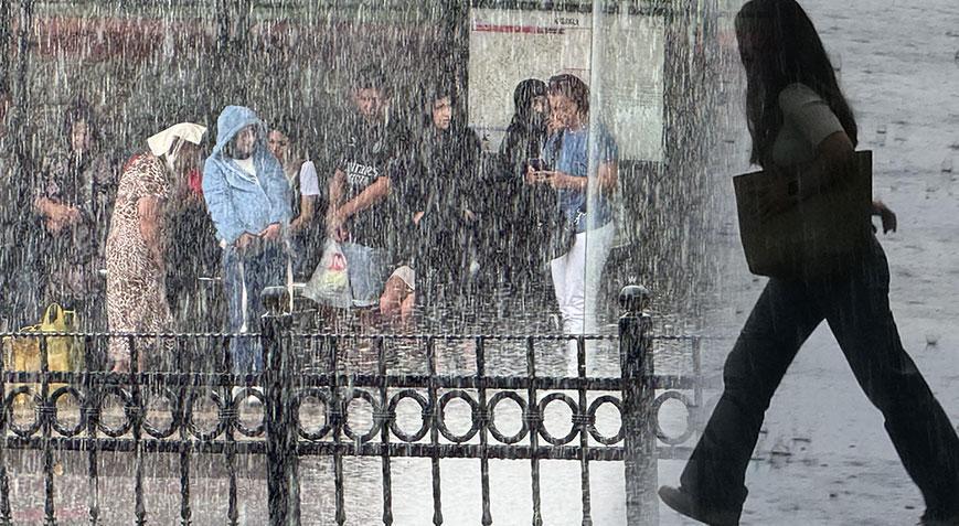 AKOM uyarmıştı! İstanbul’da sağanak başladı