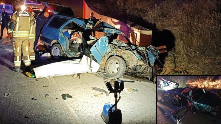 Ankara'da korkunç kaza! İki otomobil çarpıştı: 2 ölü, 6 yaralı