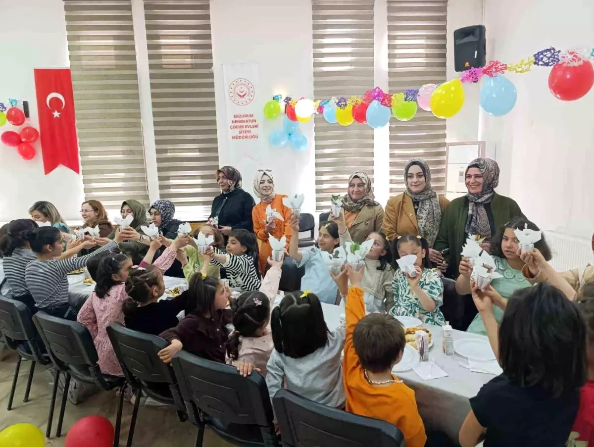 Anneler ve Çocuklar Eğleniyor Etkinliği Erzurum'da Gerçekleşti