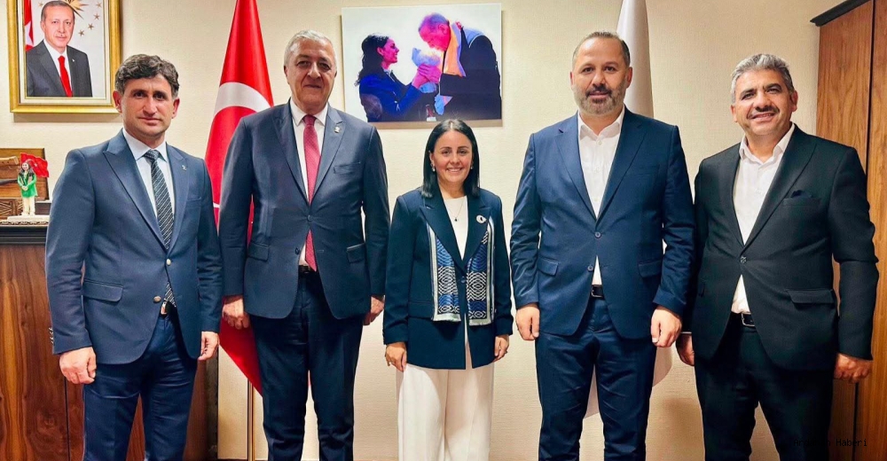 Ardahan Ak Parti Heyeti, İçişleri Bakan Müşavirini Ziyaret Etti