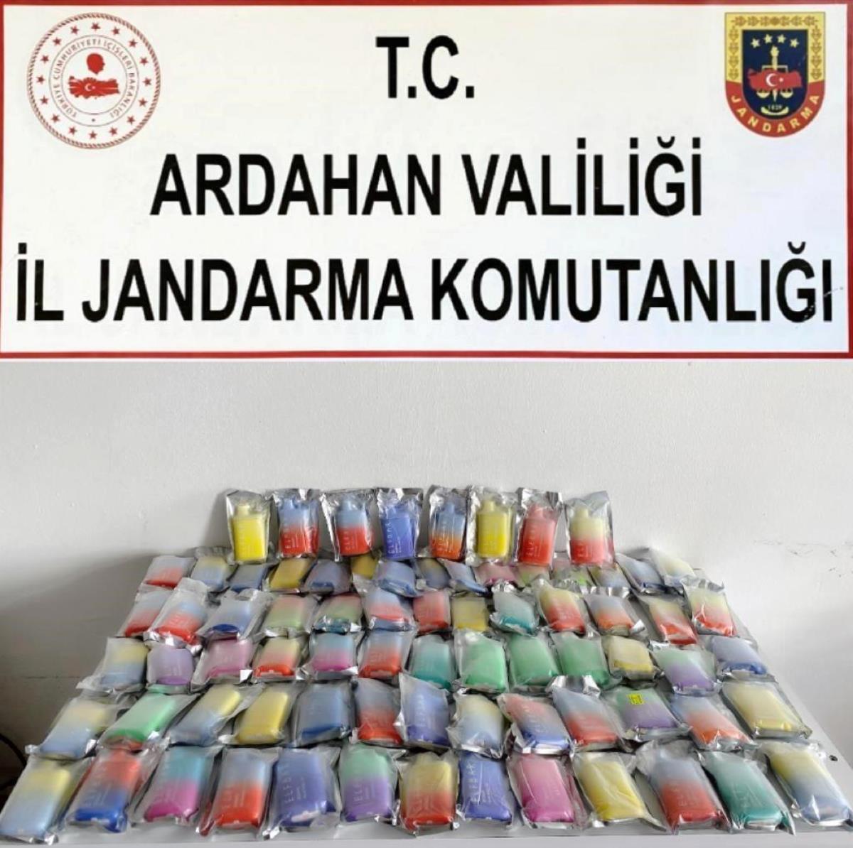 Ardahan da 475 adet kaçak elektronik sigara ele geçirildi