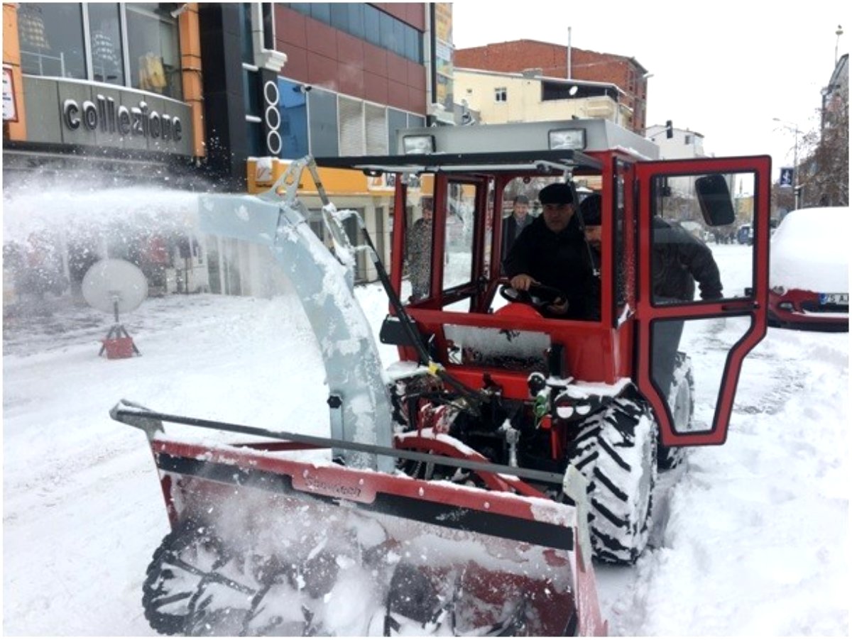Ardahan da Karla mücadele de farklı dönem, farklı yöntem