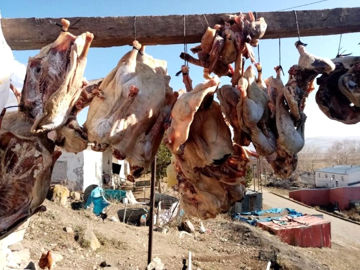 Ardahan da Kazlar kurutulmaya başlandı