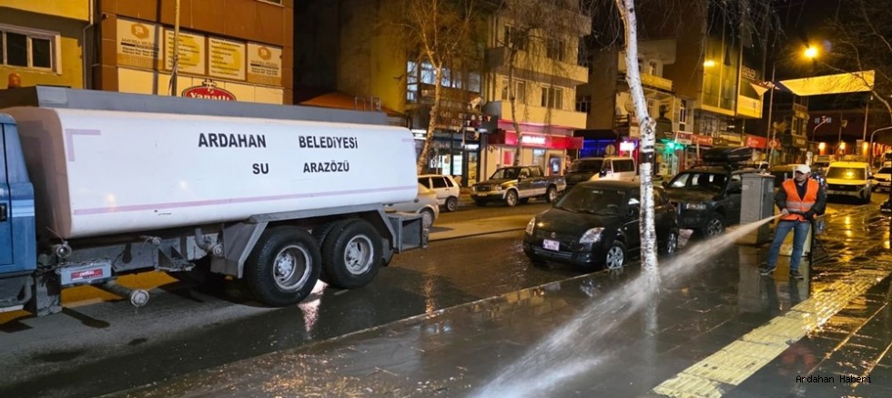 Ardahan’da Kışın İzleri Siliniyor: Cadde ve Sokaklarda Bahar Hijyeni!