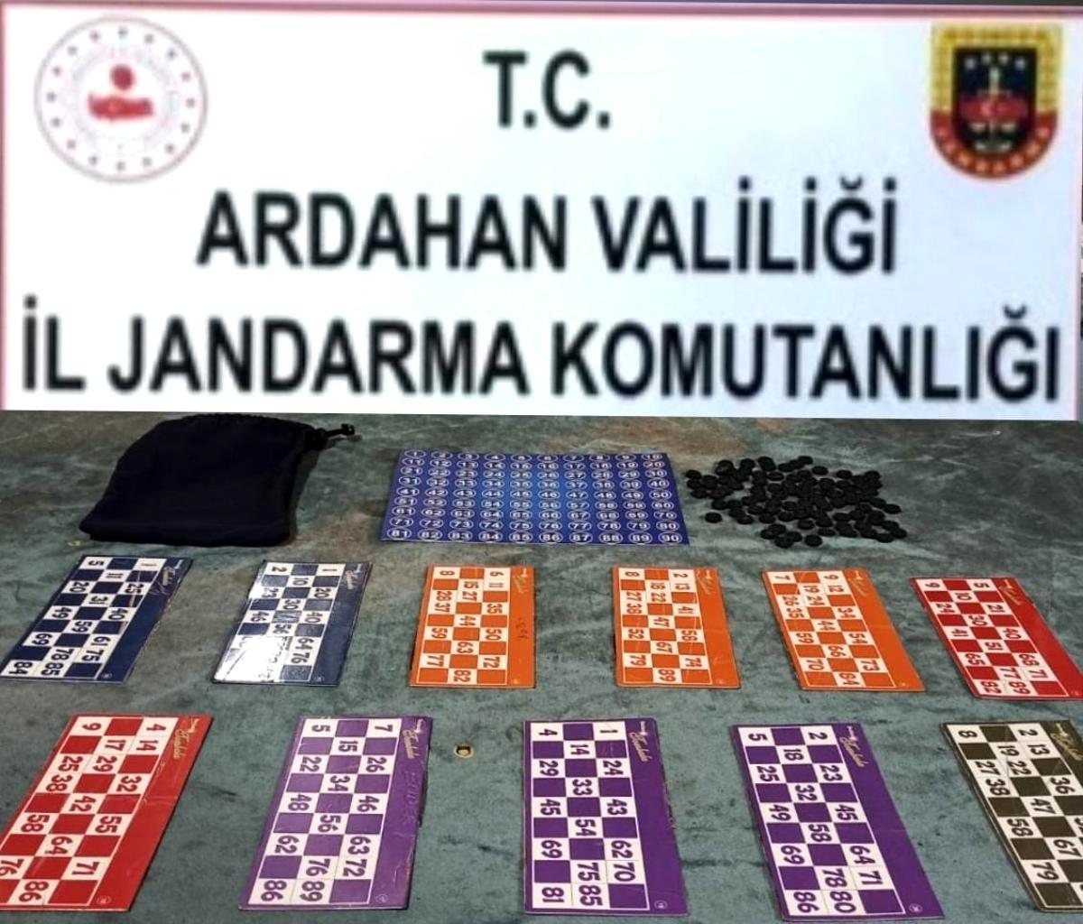 Ardahan da Kumar oynayan 7 kişiye ceza yağdı