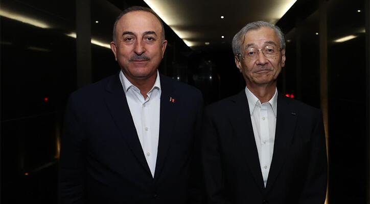 Ardahan Haberi: Bakan Çavuşoğlu Türkiye-Japonya İş Konseyi Eşbaşkanı Mitsuoka ile bir araya geldi