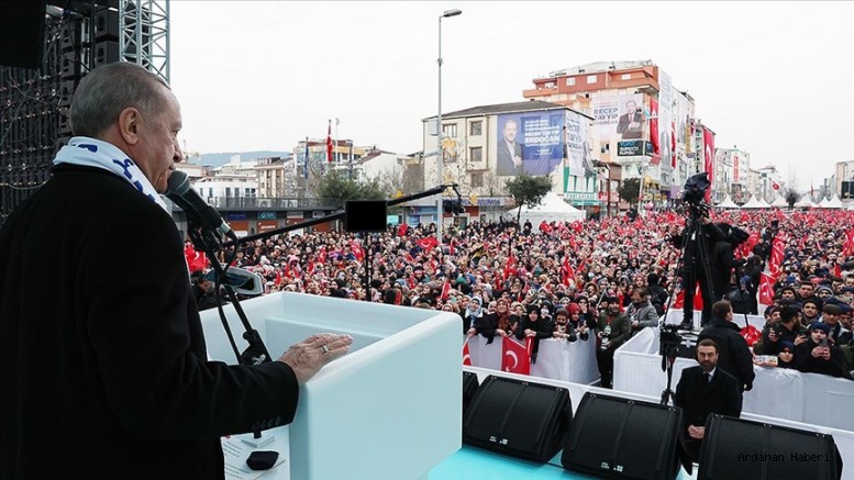 Ardahan Haberi: Cumhurbaşkanı Erdoğan CHP'nin başındaki zatın sarıldığı Bay Kemal sıfatını terfi ettirdik