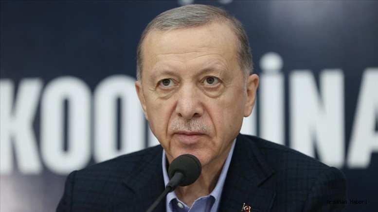 Ardahan Haberi: Cumhurbaşkanı Erdoğan, Ülke olarak gerçekten sancılı günlerden geçiyoruz