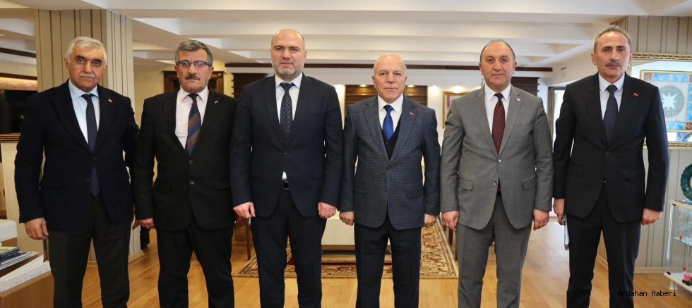 Ardahan Heyetinden Erzurum Büyükşehir Belediye Başkanı Sekmen’e Ziyaret