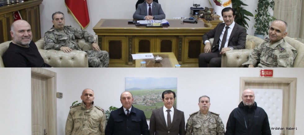 Ardahan’ın Önemli İsimleri Hanak Belediyesinde Bir Araya Geldi