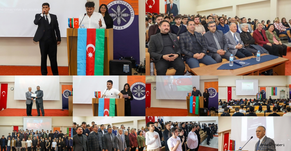 Ardahan Üniversitesinde Azerbaycan’ın Bağımsızlık Günü Coşkuyla Kutlandı