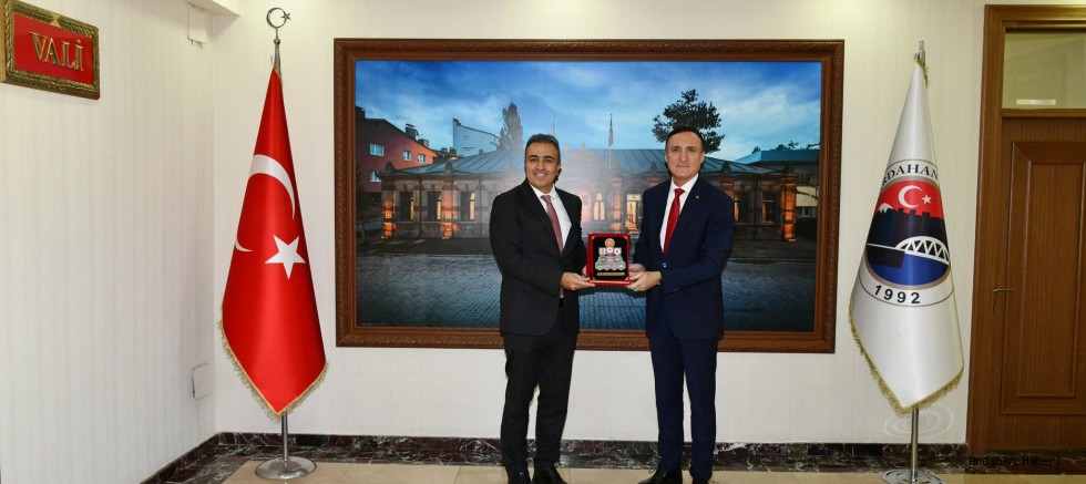 Ardahan Valisi Çiçek’ten TSKGV Yetkilisine Kabul