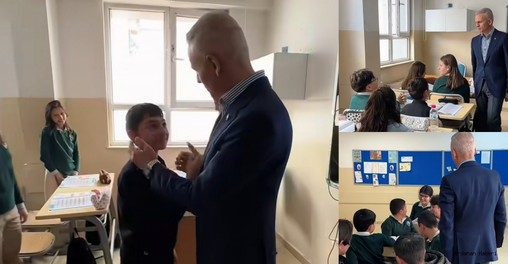 Ardahan Valisi Çiçekli’den Vefa Ziyareti: Makama Gidemeyen Öğrenciye Sürpriz Ziyaret