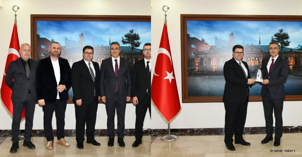 Ardahan Valisi Hayrettin Çiçek, Teknopark Heyetini Makamında Kabul Etti