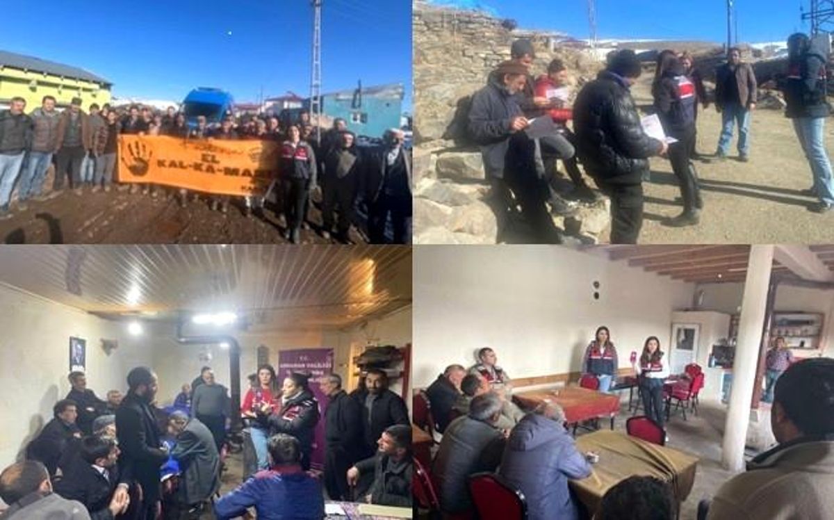 Ardahan'da 37 köyde 1268 erkeğe 'Kadına El Kalkamaz' eğitimi verildi