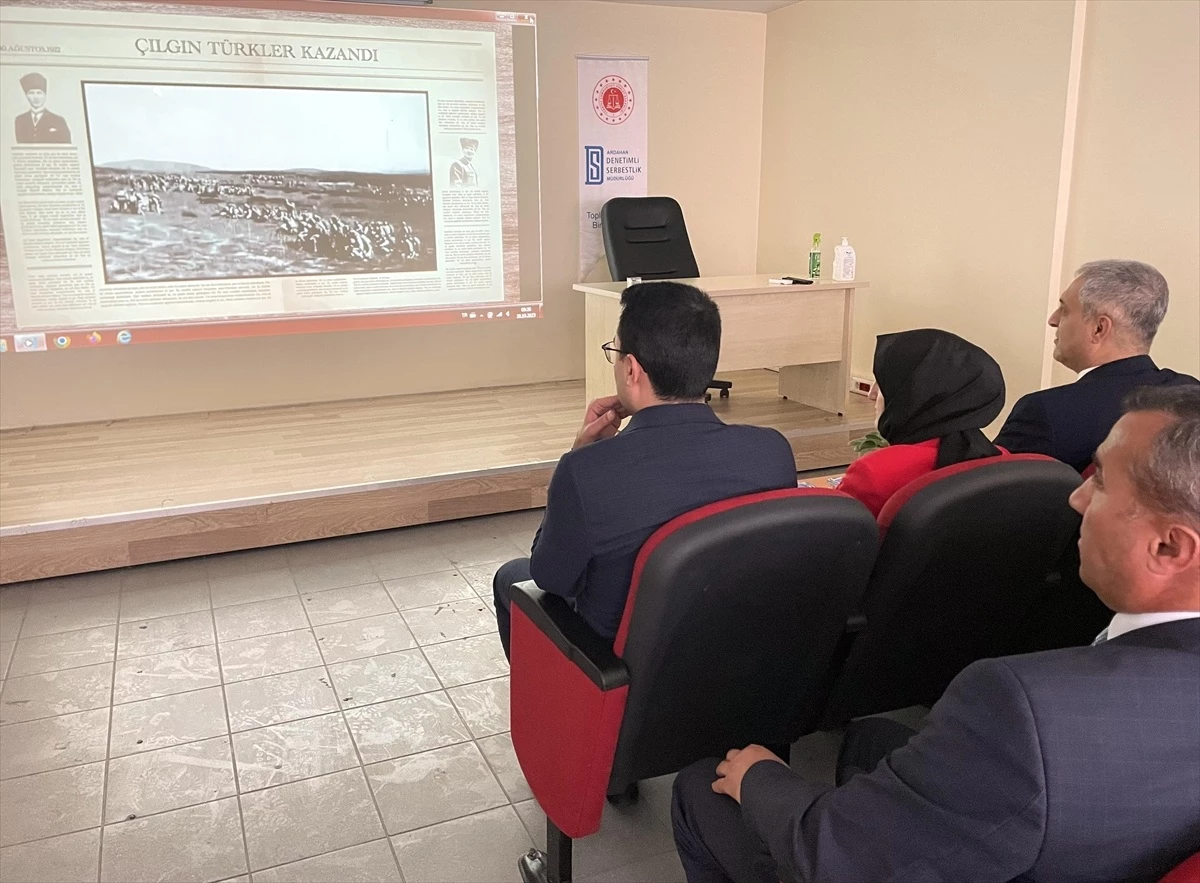 Ardahan'da Denetimli Serbestlik'te Cumhuriyet programı yapıldı