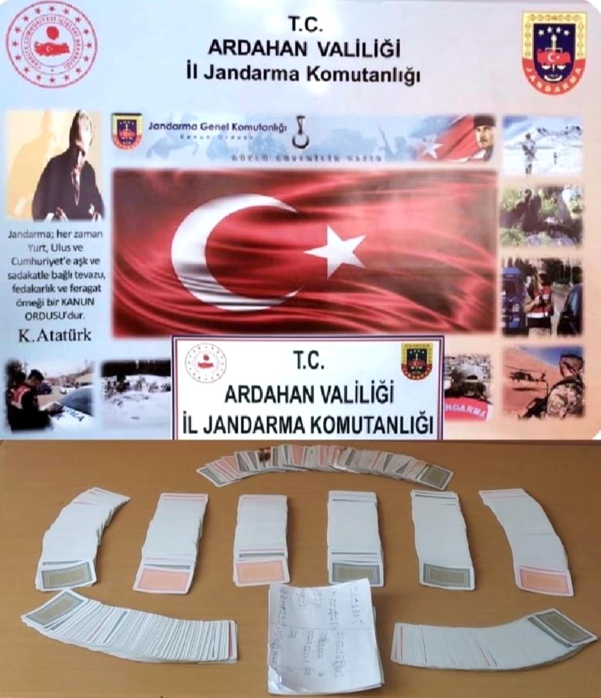 Ardahan'da kumarbazlara ceza yağdı