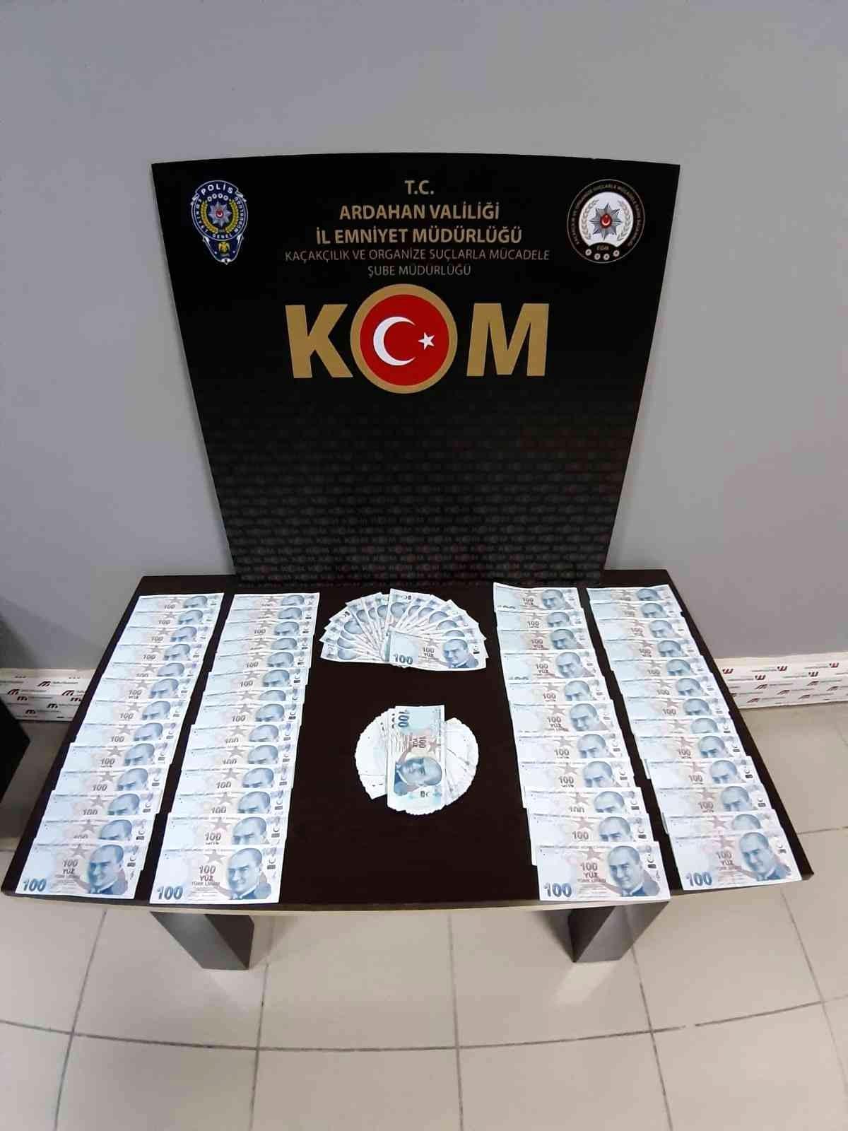 Ardahan'da sahte para operasyonunda 3 şüpheli gözaltına alındı