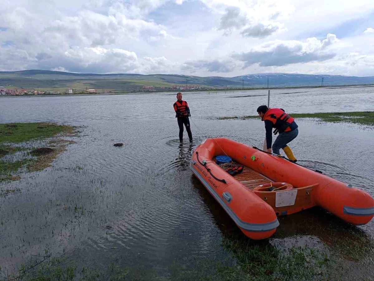 Ardahan'da Suların Yükselmesiyle Mahsur Kalan 2 Vatandaş Kurtarıldı