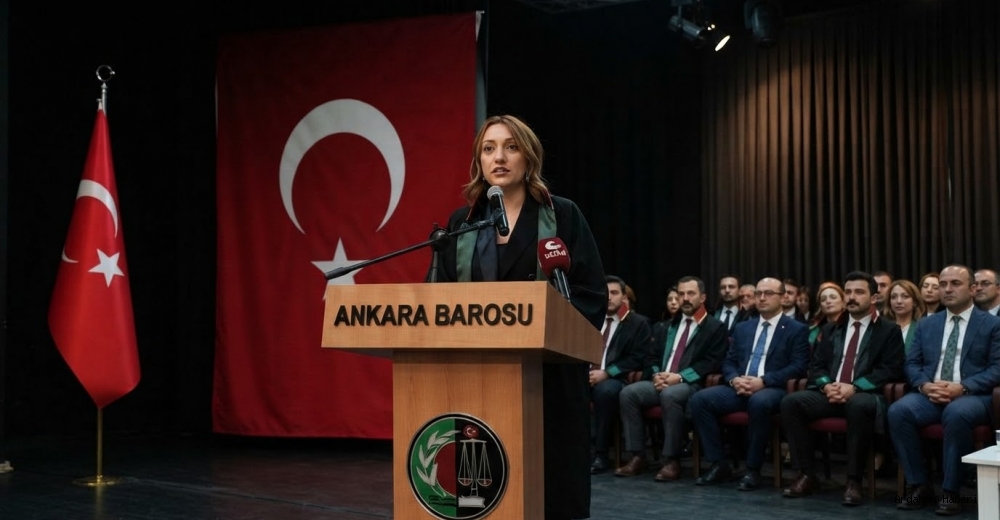 Ardahanlı Elçin Özge Şimşek Çağlayan Ankara Barosu Başkanı Seçildi
