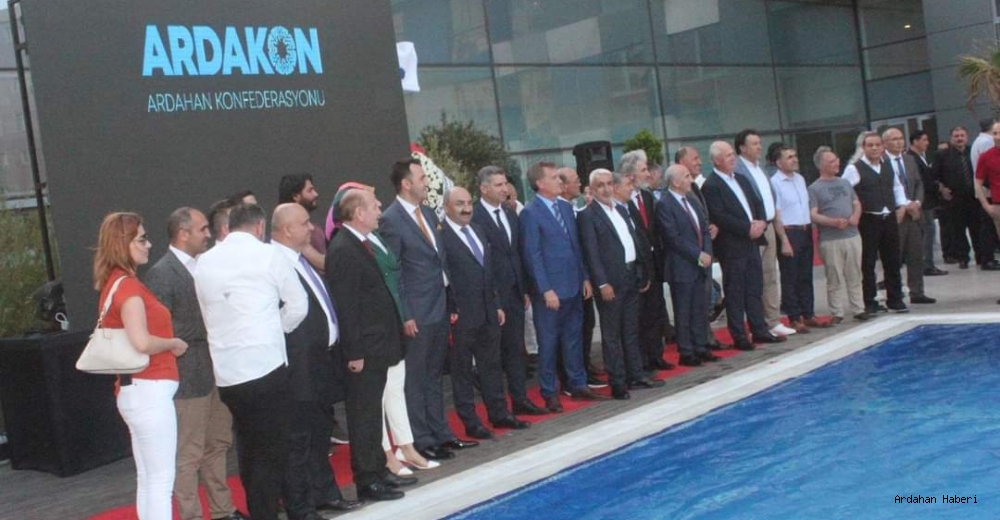 ARDAKON genel merkez binasını yoğun katılımla görkemli bir törenle açıldı