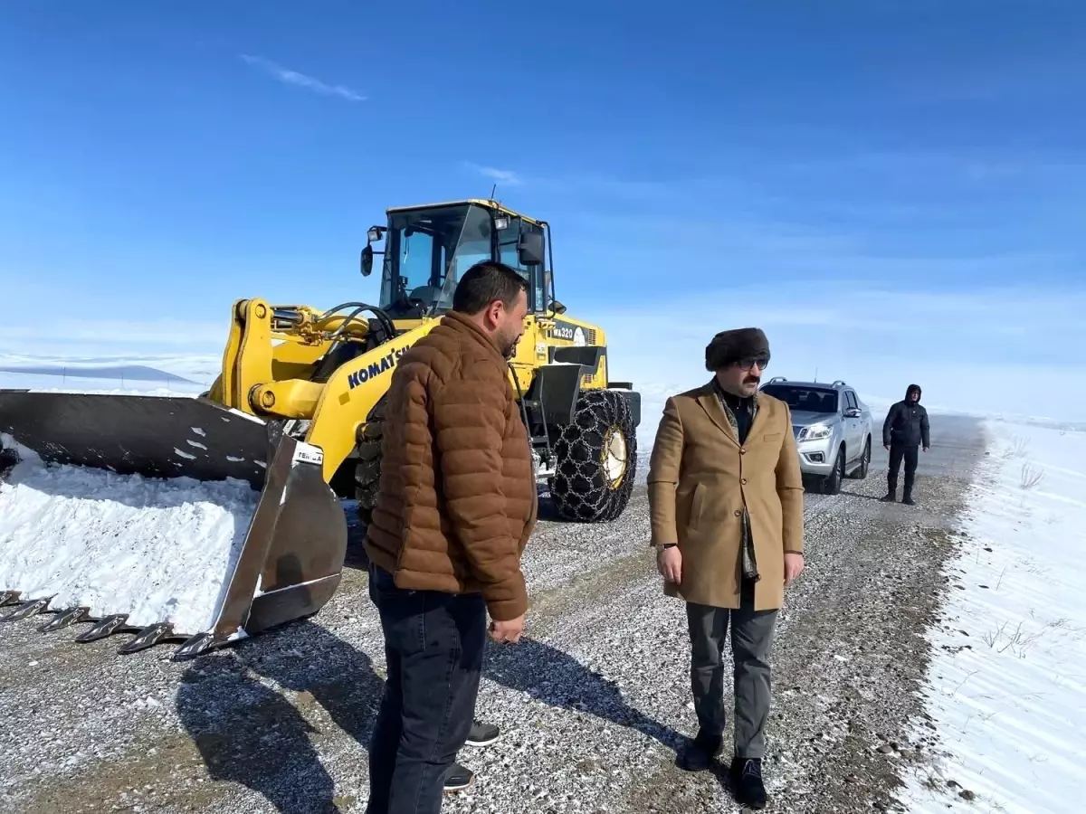 Arpaçay Kaymakamı Yol Açma Çalışmalarını İnceledi