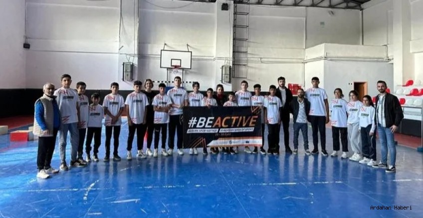 Avrupa Spor Haftası, Ardahan Gençlik ve Spor İl Müdürlüğü tarafından coşkuyla kutlandı