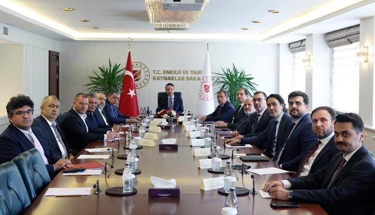 Bakan Bayraktar, TES-İŞ ve MADEN-İŞ yöneticileriyle görüştü