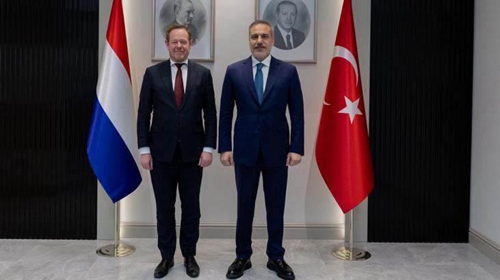 Bakan Fidan, Ankara'da Hollandalı Mevkidaşı Van Weel'i Ağırladı