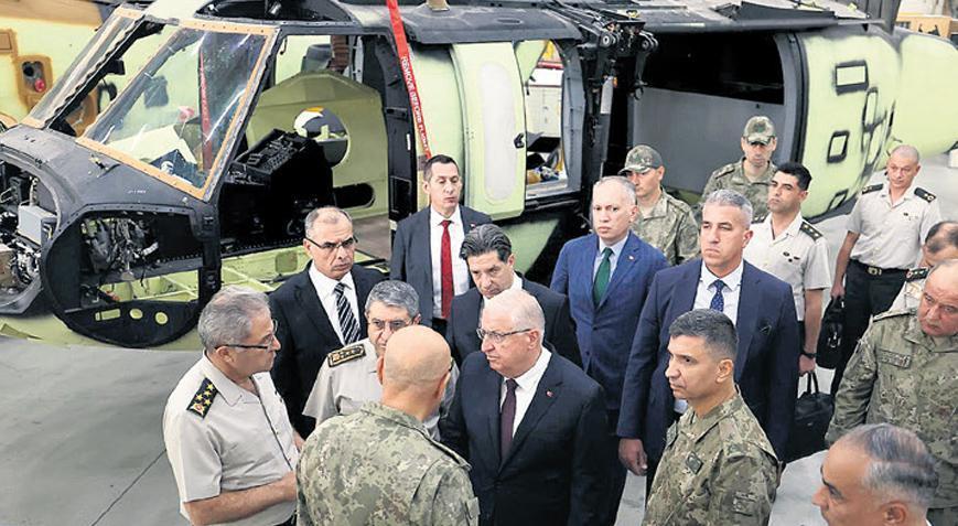 Bakan Güler, 5. Ana Bakım Fabrikasını ziyaret etti