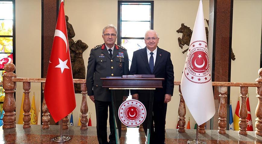 Bakan Güler Kara Kuvvetleri Komutanı Orgeneral Tokel'i kabul etti