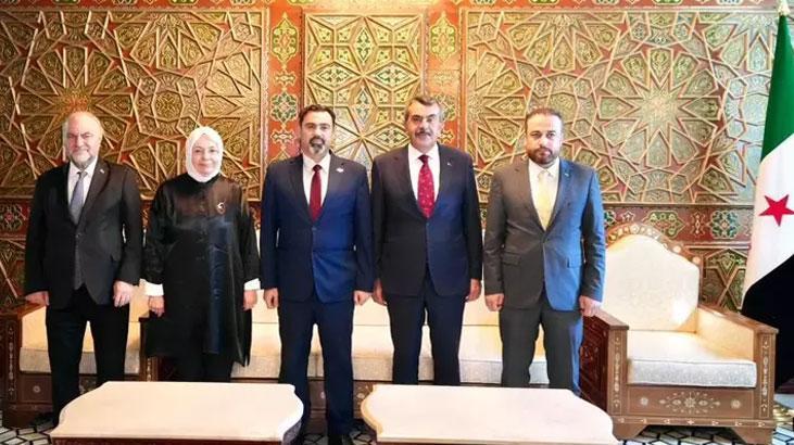 Bakan Tekin, Şam'da Suriyeli mevkidaşlarıyla bir araya geldi