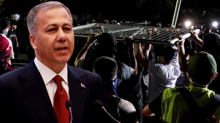 Bakan Yerlikaya'dan Saraçhane açıklaması: 42 şahıs yakalanmış ve haklarında adli işlemler başlatılmıştır