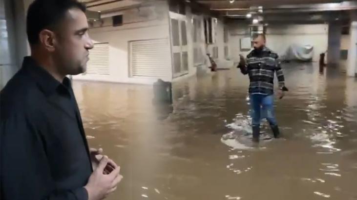 Belediye binasını su bastı: Başkan: Maalesef son durum bu, zarar çok büyük