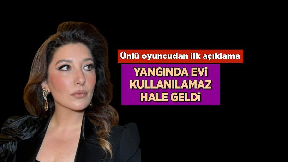 Beşiktaş'taki yangında evi hasar görmüştü! Şebnem Bozoklu'dan ilk açıklama