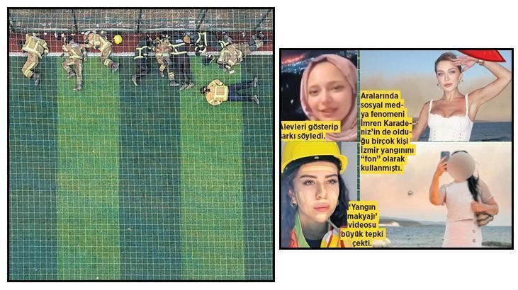 Bir yanda özveri bir yanda gösteri