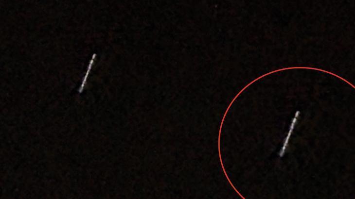 Bitlis semalarında Starlink uyduları görüldü