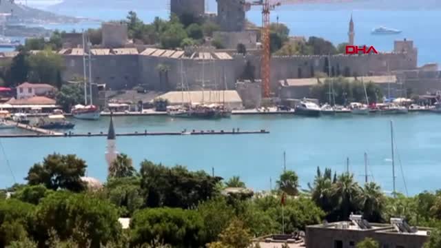 Bodrum Limanı tenhalaştı