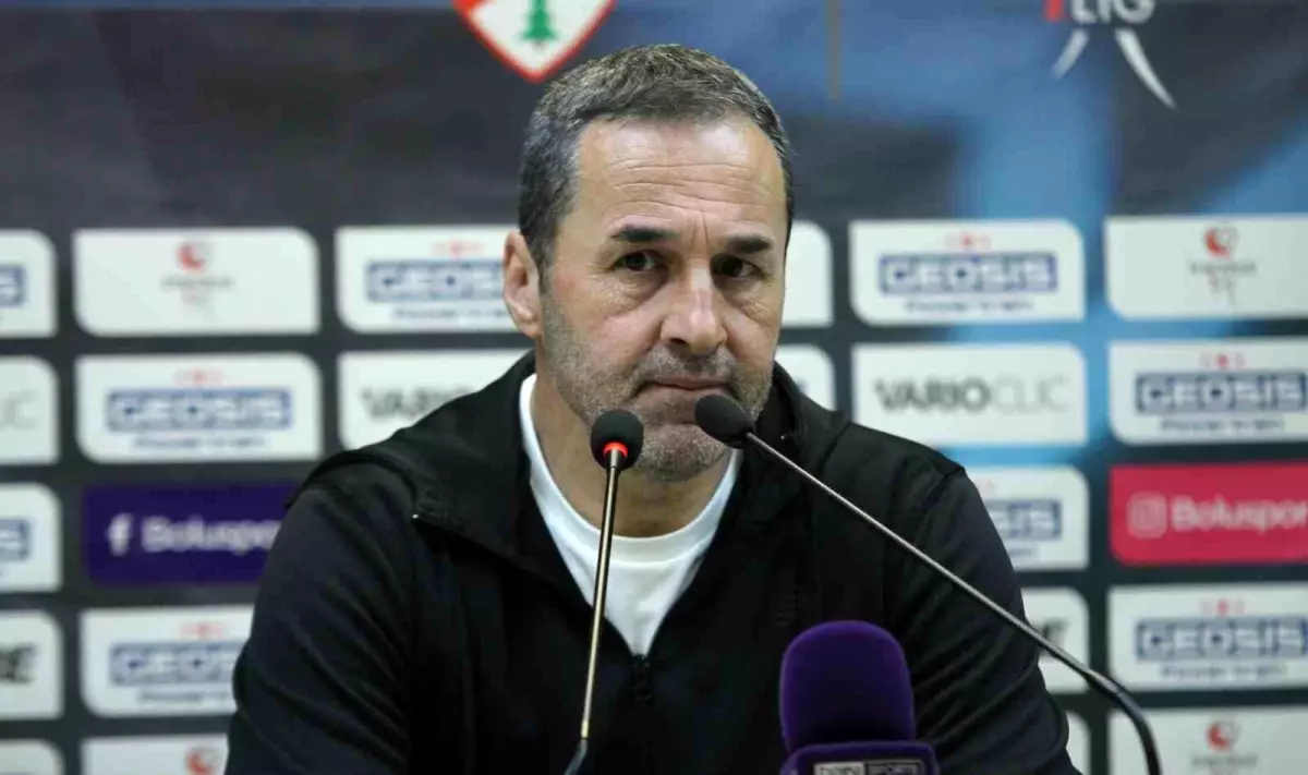 Boluspor Teknik Direktörü Koşukavak: 'Kazanabileceğimiz bir maçı berabere bitirdik'