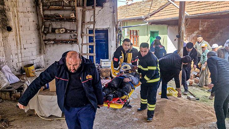 Buğday Aktarımı Faciası: Biri Göçük Altında Kaldı, 14 Yaşındaki Kardeşin 4 Parmağı Koptu