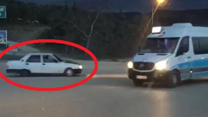 Bursa’da drift yapana ve aracın sahibine 16 bin 900 TL ceza