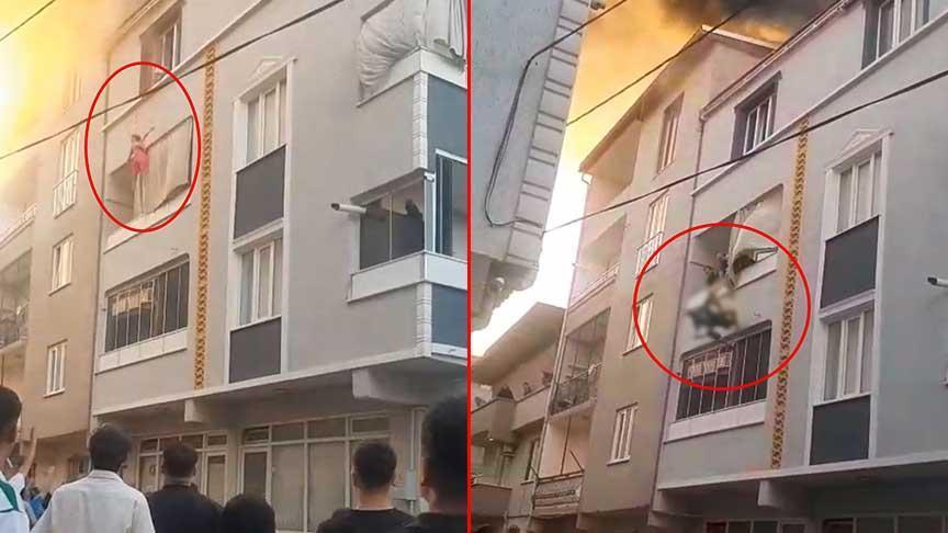 Bursa’daki can pazarında büyük mucize! Önce torununu sonra kendisini attı